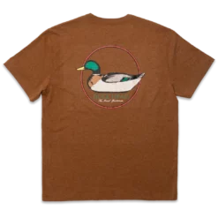 Duckhead Decoy Short Sleeve Tee (Buckskin Heather)