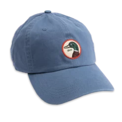 Duckhead Accessories Circle Patch Twill Hat (Lake Blue)