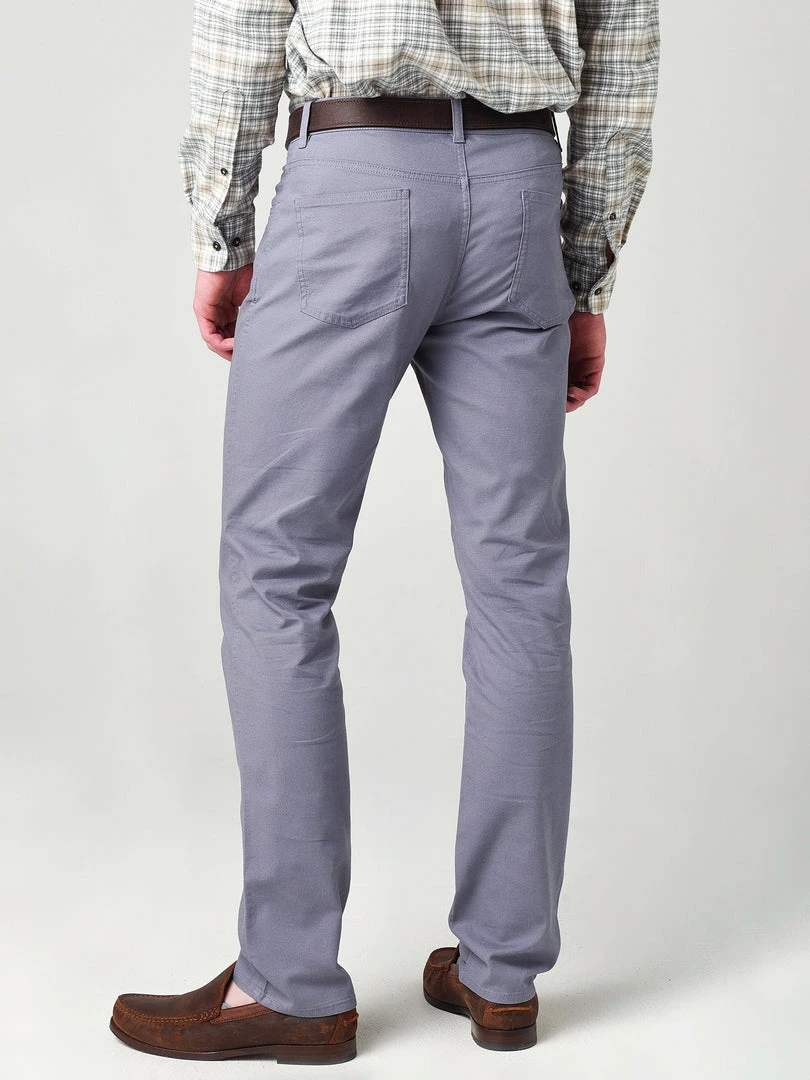 Duckhead Bottoms Pinpoint Canvas Five-Pocket (Slate Blue) 5 Duckhead Bottoms Pinpoint Canvas Five-Pocket (Slate Blue)