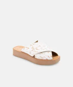 Dolce Vita Capri Sandals (Fawn Calf Hair) Shoes