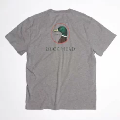 Duckhead Tops Short Sleeve T-Shirt (Heather Grey)