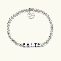 Little Words Project Accessories Faith Bracelet (Silver)