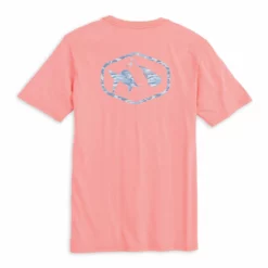 Fish Hippie Resolve Short Sleeve Tee (Coral)