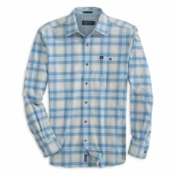 Fish Hippie Hadlock Flannel Shirt (Marlin) Tops