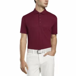 G/Fore Essential Pique Polo (Cabernet)