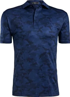 G/Fore Icon Camo Printed Polo (Blue Print)