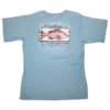 Southern Point The Gulf T Shirt (Washed Denim) Tops 2 Southern Point The Gulf T Shirt (Washed Denim) Tops