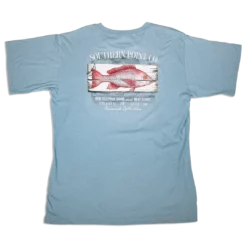Southern Point The Gulf T Shirt (Washed Denim) Tops