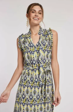 Tyler Boe Scarlett Silk Maxi Dress (Multi) Dresses