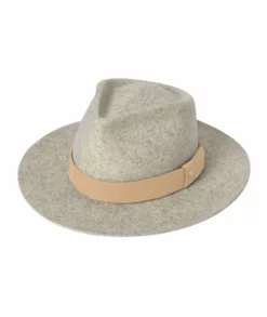 Kooringal Wide Brim Fedora (Light Grey Marle) Accessories
