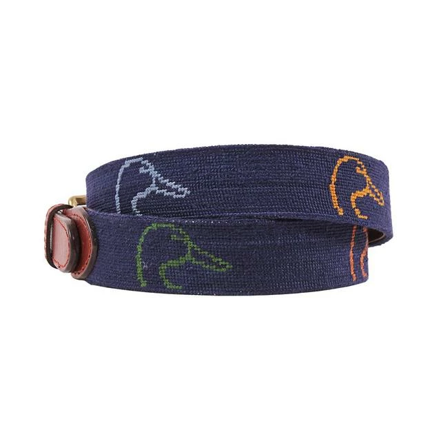 Smathers And Branson Accessories Dark Navy Ducks Unlimited Rainbow Logo Belt 3 Smathers And Branson Accessories Dark Navy Ducks Unlimited Rainbow Logo Belt