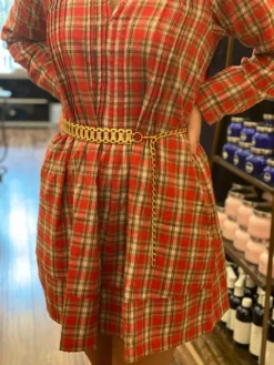 Only Options Matte Gold Chain Belt