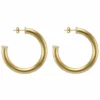 Sheila Fajl Chantal Hoops (Brushed Gold)
