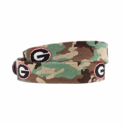 Smathers & Branson University Of Georgia Needlepoint Belt (Camo)