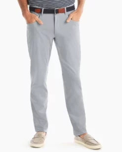Johnnie-O Cross Country Pant (Quarry) Bottoms
