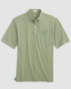 Johnnie-O Heathered Original Polo (Dill) Tops