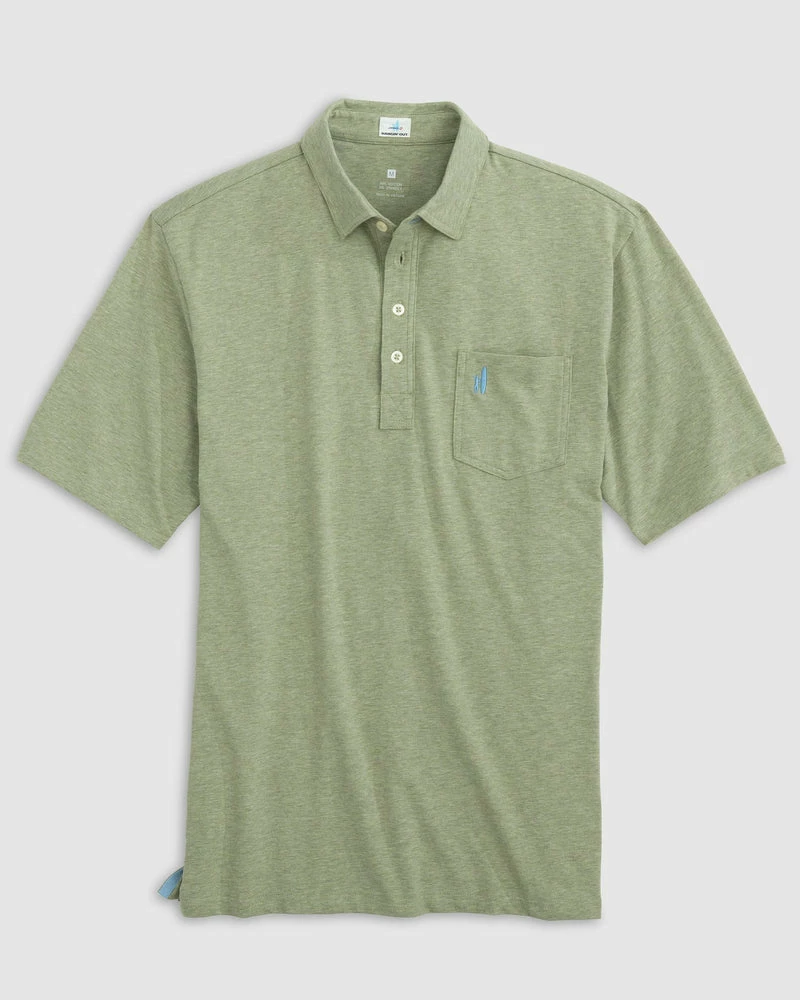 Johnnie-O Heathered Original Polo (Dill) Tops 4 Johnnie-O Heathered Original Polo (Dill) Tops