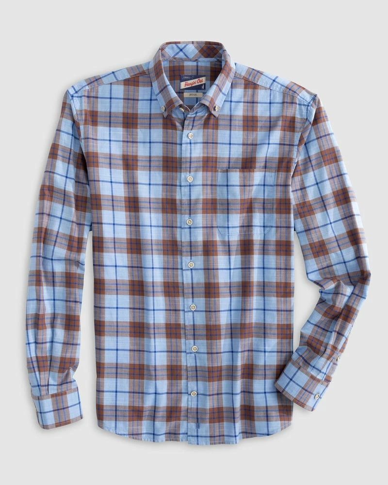 Johnnie-O Tops Wilber Hangin' Out Button Down (Gulf Blue)