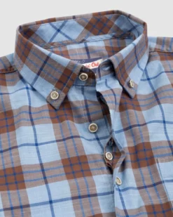 Johnnie-O Tops Wilber Hangin' Out Button Down (Gulf Blue)