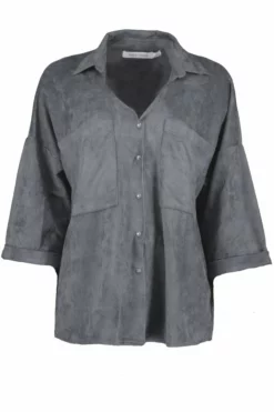 Bishop + Young Cozy Suede Top (Cloud)