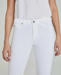 AG Jeans Prima Crop (White) Bottoms