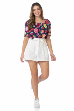 Crosby By Mollie Burch Bottoms Lettie Short (White)