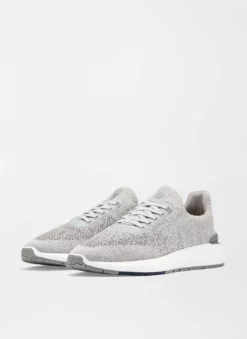 Peter Millar Shoes Hyperlight Apollo Sneaker (Moon Grey)