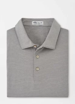 Peter Millar Tops Halford Performance Jersey Polo (Gale Grey)