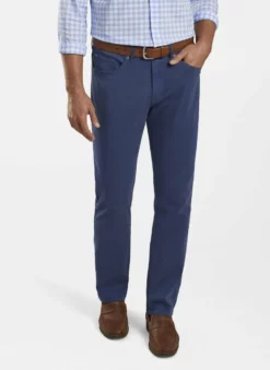 Peter Millar Bottoms Ultimate Sateen 5 Pocket Pant (Navy)