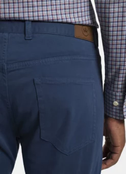Peter Millar Bottoms Ultimate Sateen 5 Pocket Pant (Navy)