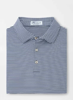Peter Millar Hales Performance Jersey Polo (Navy) Tops