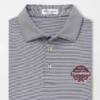 Peter Millar Georgia National Champion Jubilee Stripe Performance Polo (Iron) Tops