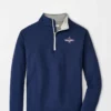 Peter Millar Perth Quarter Zip (Navy Braves) 2 Peter Millar Perth Quarter Zip (Navy Braves)