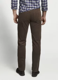 Peter Millar Superior Soft Corduroy Five Pocket Pant (Chestnut)