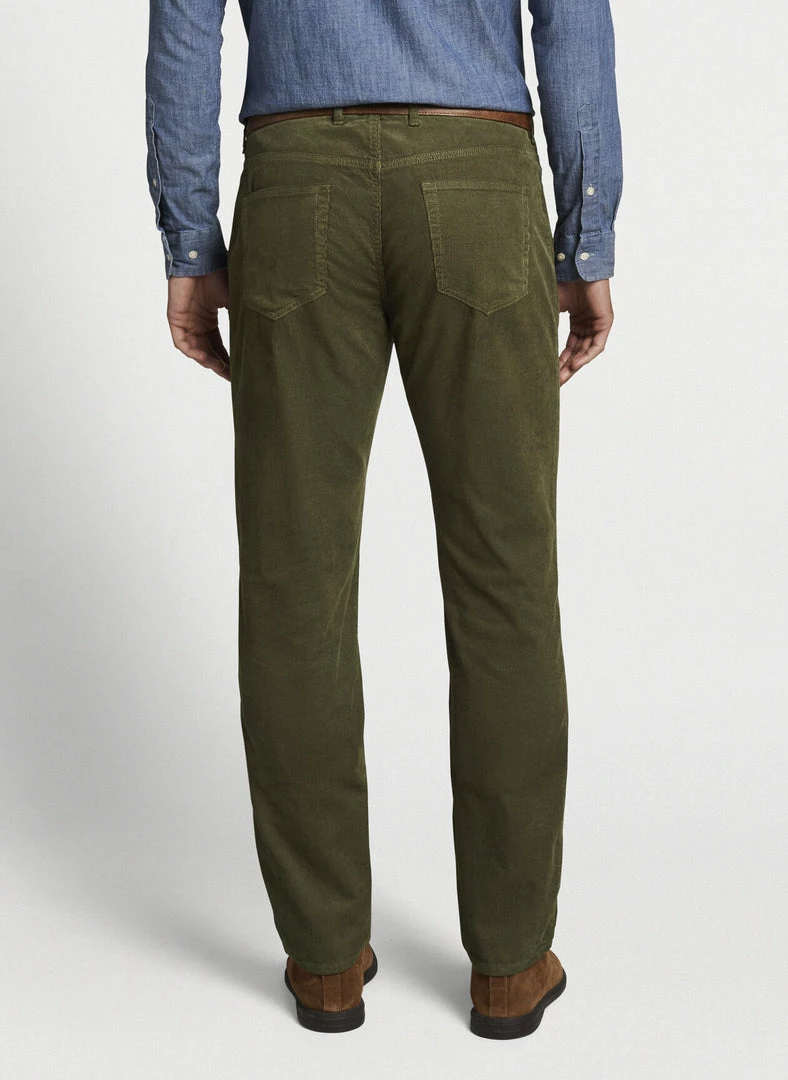 Peter Millar Superior Soft Corduroy Five Pocket Pant (Field Green) 4 Peter Millar Superior Soft Corduroy Five Pocket Pant (Field Green)
