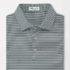 Peter Millar Tops Hales Performance Jersey Polo (Nordic Pine)