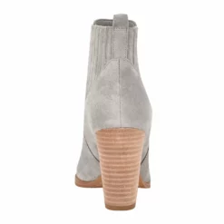 Marc Fisher Shoes Alva Pointy Toe Bootie (Grey Suede)