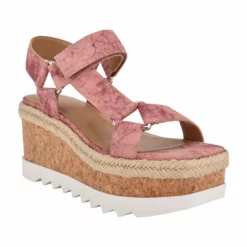 Marc Fisher Gylian Platform Sandall (Pink Tie Dye)
