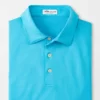 Peter Millar Solid Performance Jersey Polo (Reef Blue)