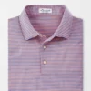 Peter Millar Tops Hales Performance Jersey Polo (Blue Batik)
