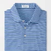 Peter Millar Wels Performance Jersey Polo (Sport Navy) Tops