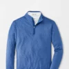 Peter Millar Perth Carts Performance Quarter Zip (Sport Navy)