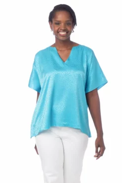 Crosby By Mollie Burch Tops Maggie Top (Biscayne Bay)