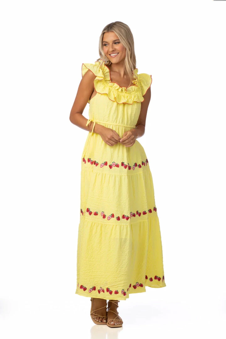 Crosby By Mollie Burch Dresses Margot Dress (Lemon Lime) 3 Crosby By Mollie Burch Dresses Margot Dress (Lemon Lime)