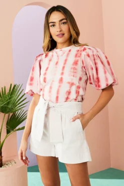 Marie Oliver Bennett Popover (Cranberry Dye) Tops