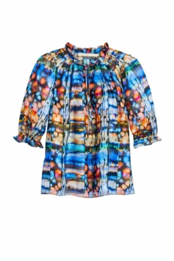 Marie Oliver Reiley Blouse (Sea Glass)