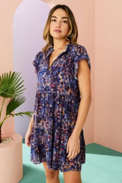 Marie Oliver Frida Dress (Indigo Reef) Dresses