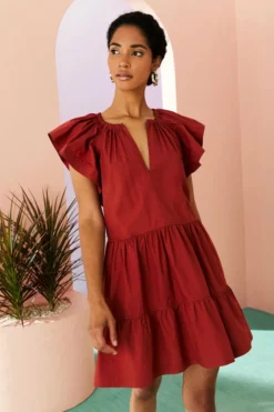 Marie Oliver Kara Dress (Clay) 7 Marie Oliver Kara Dress (Clay)