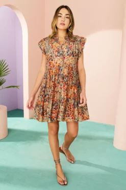 Marie Oliver Neelie Dress (Sage Reef)