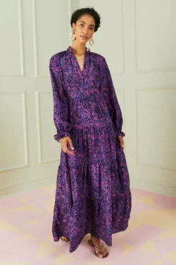 Marie Oliver Dresses Pearle Maxi Dress (Amethyst Dapple) 11 Marie Oliver Dresses Pearle Maxi Dress (Amethyst Dapple)